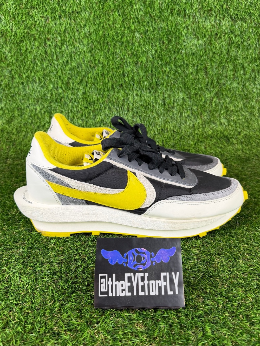 Nike Sacai Undercover LD Waffle Bright Citron Black White Grey Men’s Size 11